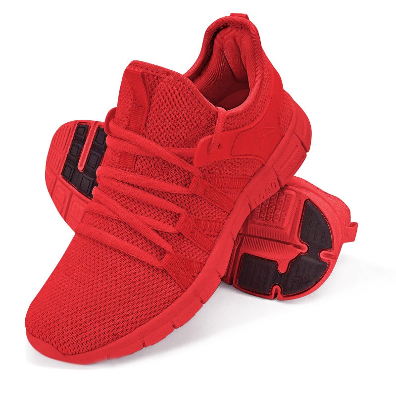 INZCOU Running Shoes Lightweight Tennis Shoes Non Slip Gym Workout Shoes Breathable Mesh Walking Sneakers 6.5women / 5.5men - Image 1